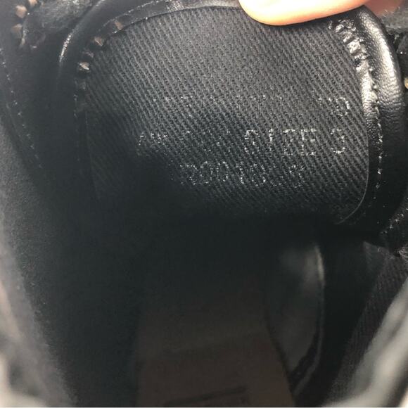 Vintage Dr Martens 1460 Black and White Plaid MIE Canvas Boots Women’s 5 Shoes - Picture 13 of 13